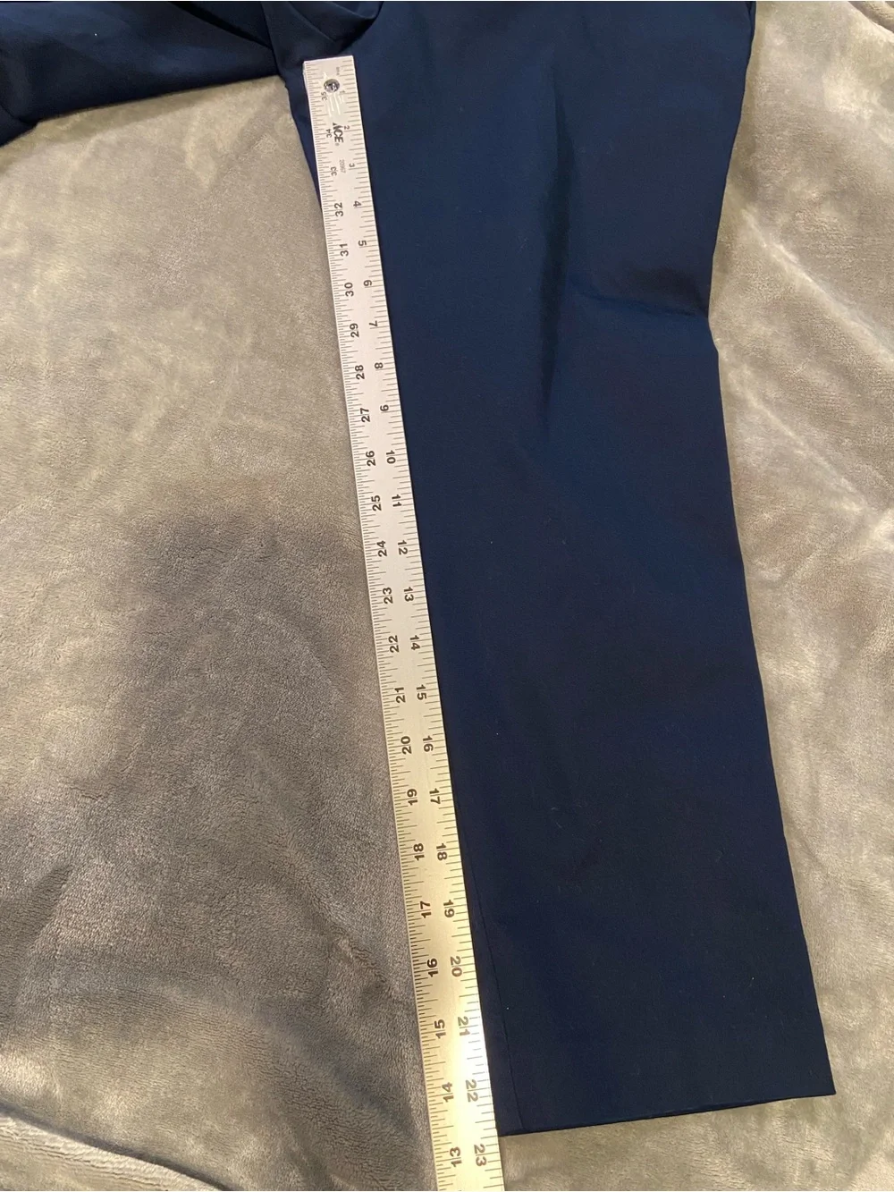 Lot of 2 Women's Liz Claiborne EMMA Ankle Pants Size 6P Navy Gray Mid Rise - Picture 12 of 14